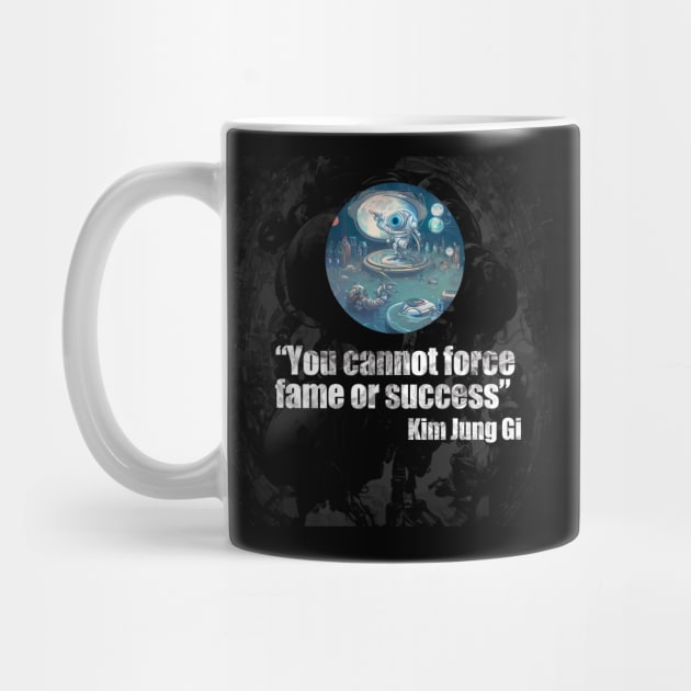 Kim Jung Gi Tribute T-Shirt: "You Cannot Force Fame or Success" by artist369